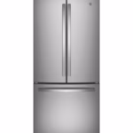 GE GE(R) ENERGY STAR(R) 18.6 Cu. Ft. Counter-Depth French-Door Refrigerator GWE19JYLFS