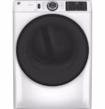GE GE(R) ENERGY STAR(R) 7.8 cu. ft. Capacity Smart Front Load Electric Dryer with Sanitize Cycle GFD55ESSNWW