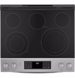 GE GE 30" Slide-In Electric Convection Double Oven Range JSS86SPSS (5)