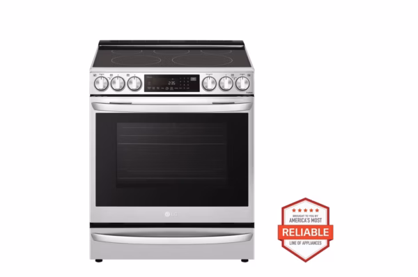 LG 6.3 cu. ft. Smart Wi-Fi Enabled ProBake Convection(R) InstaView(TM) Electric Slide-in Range with Air Fry LSEL6337F