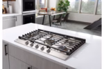 LG LG STUDIO 36 Inch UltraHeat(TM) Gas Cooktop with EasyClean(R) CBGS3628S (6)