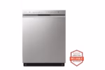 LG 24 Inch Wide QuadWash(TM) Front Control Dishwasher - Stainless Steel LDFN4542S
