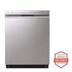 LG 24 Inch Wide QuadWash(TM) Front Control Dishwasher - Stainless Steel LDFN4542S