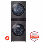 LG Single Unit Front Load LG WashTower(TM) with Center Control(TM) 4.5 cu. ft. Washer and 7.4 cu. ft. Gas Dryer WKGX201HBA