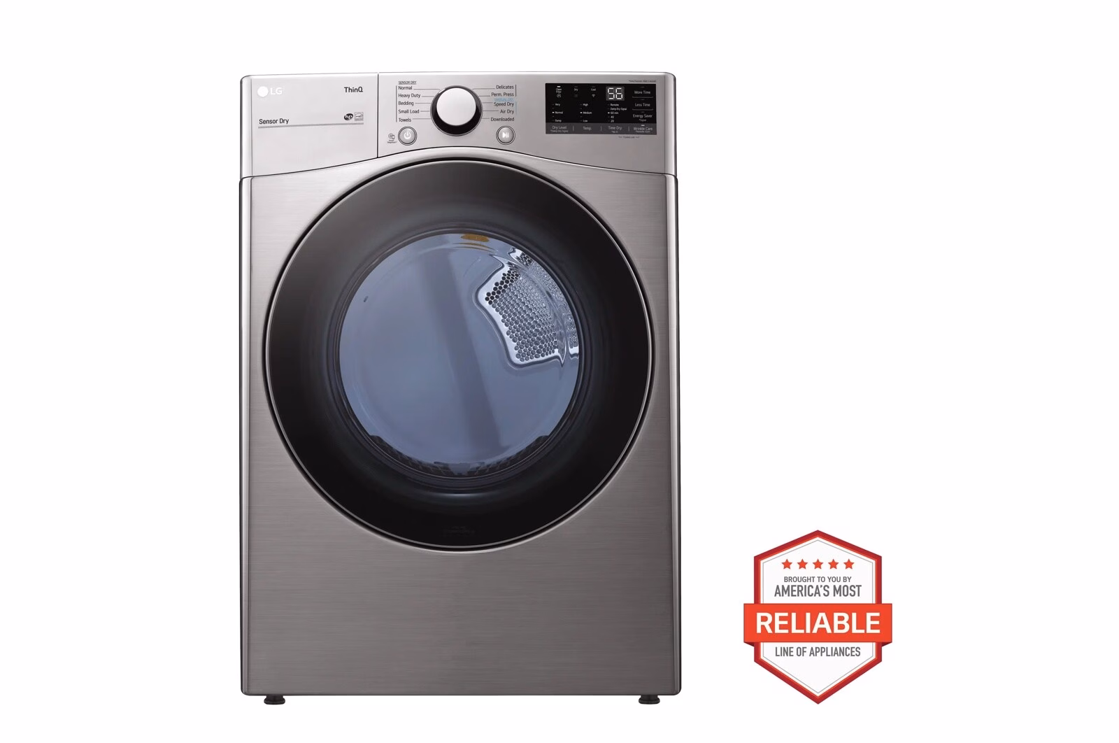 a4l-cover-A32650A1149DR08S LG 7.4 cu. ft. Ultra Large Capacity Smart Wi-Fi Enabled Front Load Electric Dryer with Built-In Intelligence DLE3600V
