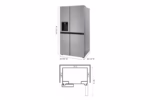 LG 27 cu. ft. Side-by-Side Refrigerator with Craft Ice(TM) LHSXS2706S (6)