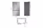 LG 27 cu. ft. Smart Counter-Depth MAX(TM) French Door Refrigerator LRFLC2706S (5)