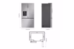 LG 26 cu. ft. Smart Counter-Depth MAX(TM) Refrigerator with Dual Ice Makers LRFXC2606S (5)