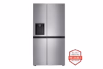 LG 27 cu. ft. Side-by-Side Refrigerator with Smooth Touch Ice Dispenser LRSXS2706V