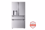 LG 29 cu. ft. Smart Standard-Depth MAX(TM) 4-Door French Door Refrigerator with Full-Convert Drawer(TM) LF29H8330S