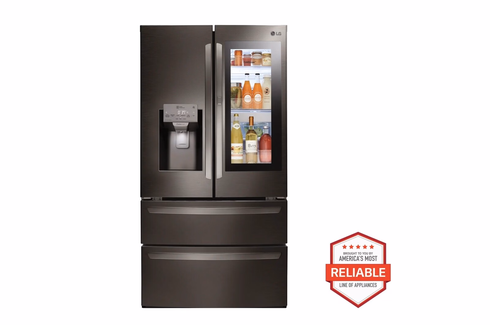 a4l-cover-A44048A3799RF32S LG 28 cu. ft. Smart Wi-Fi Enabled InstaView(TM) Door-in-Door(R) Refrigerator LMXS28596D