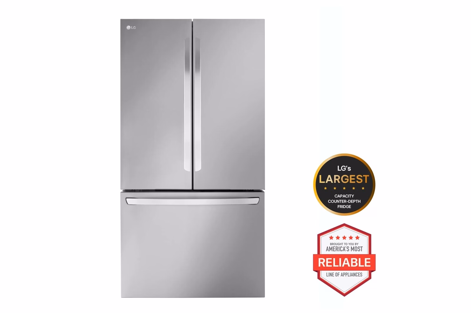 a4l-cover-A44048A2499RF36S LG 27 cu. ft. Smart Counter-Depth MAX(TM) French Door Refrigerator LRFLC2706S