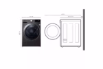 LG 4.5 cu.ft. Smart Wi-Fi Enabled All-In-One Washer/Dryer with TurboWash(R) Technology WM3998HBA (4)