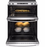 GE GE 30" Slide-In Electric Convection Double Oven Range JSS86SPSS (4)