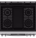 GE GE(R) 30" Slide-In Front-Control Convection Gas Range with No Preheat Air Fry and EasyWash(TM) Oven Tray GGS600AVFS (3)