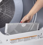 GE GE(R) 7.2 cu. ft. Capacity aluminized alloy drum Electric Dryer with Sensor Dry GTD45EASJWS (6)