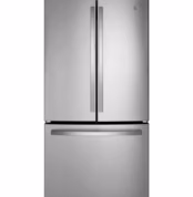 GE GE(R) ENERGY STAR(R) 21.9 Cu. Ft. Fingerprint Resistant Counter-Depth French-Door Refrigerator GWE22JYMFS