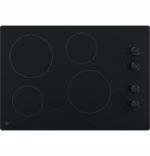 GE GE(R) 30" Built-In Knob Control Electric Cooktop JP3030DWBB