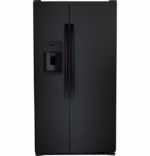 GE GE(R) ENERGY STAR(R) 25.3 Cu. Ft. Side-By-Side Refrigerator GSE25GGPBB