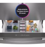 GE Profile GE Profile(TM) ENERGY STAR(R) 23.2 Cu. Ft. Smart Counter-Depth Fingerprint Resistant 4-Door French-Door Refrigerator PJE23BYWFS (13)