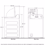 GE Profile GE Profile(TM) ENERGY STAR(R) 5.0 cu. ft. Capacity Washer with Smarter Wash Technology and FlexDispense(TM) PTW600BSRWS (11)