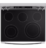 GE GE(R) ENERGY STAR(R) 30" Free-Standing Electric Convection Range with No Preheat Air Fry and EasyWash(TM) Oven Tray GRF600AVSS (3)
