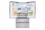 LG 28 cu. ft. 4-Door French Door, Standard Depth, Ice & Water, Double Freezer, Stainless Steel LMXS28626S (7)
