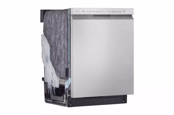LG 24 Inch Wide QuadWash(TM) Front Control Dishwasher - Stainless Steel LDFN4542S (2)