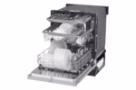 LG 24 Inch Wide QuadWash(TM) Front Control Dishwasher - Stainless Steel LDFN4542S (8)
