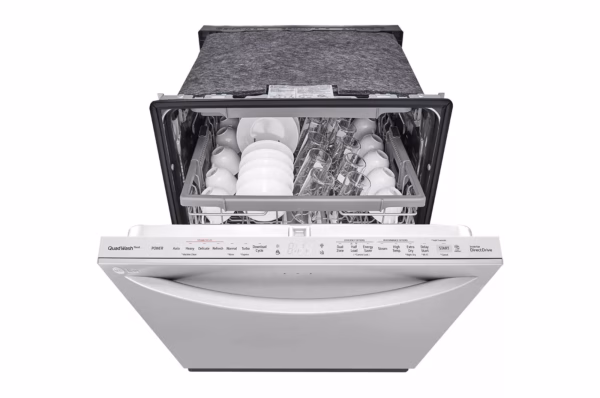LG 24 Inch QuadWash(R) Top Control Dishwasher - Stainless Steel LDTS5552S (2)