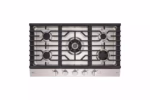 LG LG STUDIO 36 Inch UltraHeat(TM) Gas Cooktop with EasyClean(R) CBGS3628S (10)