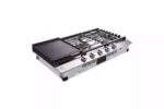 LG LG STUDIO 36 Inch UltraHeat(TM) Gas Cooktop with EasyClean(R) CBGS3628S (16)
