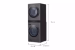 LG Single Unit Front Load LG WashTower(TM) with Center Control(R) 5.0 cu. ft. Washer & 7.4 cu. ft. Electric Dryer WKEX300HBA (16)