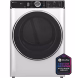 GE Profile GE Profile(TM) 7.8 cu. ft. Capacity Smart Front Load Gas Dryer with Steam and Sanitize Cycle PFD87GSSVWW