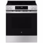 GE GE(R) ENERGY STAR(R) 30" Slide-In Electric Convection Range with No Preheat Air Fry and EasyWash(TM) Oven Tray GRS60LAVFS
