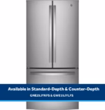 GE GE(R) ENERGY STAR(R) 18.6 Cu. Ft. Counter-Depth French-Door Refrigerator GWE19JYLFS (11)