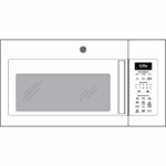 GE GE(R) 1.7 Cu. Ft. Over-the-Range Sensor Microwave Oven JVM6175DKWW (9)