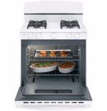 GE GE(R) 30" Free-Standing Front Control Gas Range JGBS10DEMWW (4)