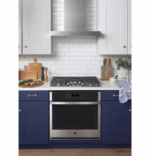 GE Profile 30" Designer Wall Mount Hood w/ Dimmable LED Lighting UVW8301SLSS (10)