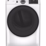 GE GE(R) ENERGY STAR(R) 7.8 cu. ft. Capacity Smart Front Load Gas Dryer with Sanitize Cycle GFD55GSSNWW