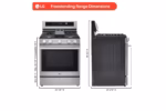 LG 6.3 cu. ft. Smart Wi-Fi Enabled Probake Convection(R) Gas Range with Air Fry & EasyClean(R) LRGN6325X (4)