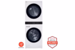 LG Single Unit Front Load LG WashTower(TM) with Center Control(TM) 4.5 cu. ft. Washer and 7.4 cu. ft. Electric Dryer WKE100HWA