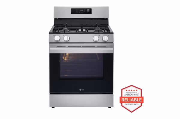 LG 6.3 cu. ft. Smart Wi-Fi Enabled Probake Convection(R) Gas Range with Air Fry & EasyClean(R) LRGN6321Y