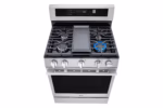 LG 6.3 cu. ft. Smart Wi-Fi Enabled Probake Convection(R) Gas Range with Air Fry & EasyClean(R) LRGN6325X (10)
