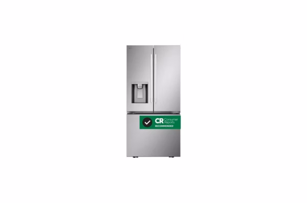 LG 25 cu. ft. Standard-Depth MAX(TM) 3-Door French Door Refrigerator with External Ice and Water Dispenser LF25H6330S