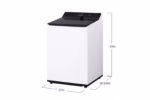 LG 5.5 cu. ft. Mega Capacity Smart Top Load Washer with Impeller, EasyUnload(TM) & AI Sensing WT8400CW (4)