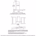 GE Profile 30" Designer Wall Mount Hood w/ Dimmable LED Lighting UVW8301SLSS (12)