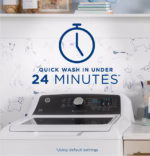 GE GE(R) 4.5 cu. ft. Capacity Washer with Water Level Control GTW585BSVWS (14)