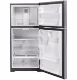 GE GE(R) ENERGY STAR(R) 19.2 Cu. Ft. Top-Freezer Refrigerator GTE19JSNRSS (5)