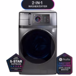 GE Profile GE Profile ENERGY STAR 4.8 cu. ft. Capacity UltraFast Combo with Ventless Inverter Heat Pump Technology Washer/Dryer PFQ97HSPVDS